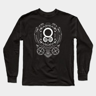 The Troll Cross | Norse Pagan Symbol Long Sleeve T-Shirt